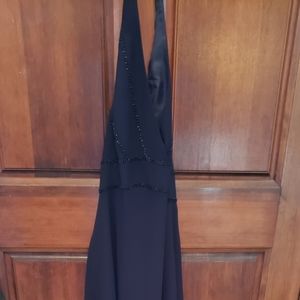 JONES NEW YORK Beaded Halter Dress